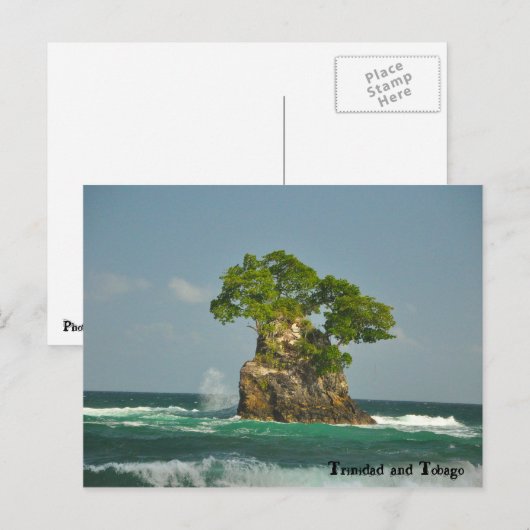Noordkust van Trinidad Briefkaart (Voorkant / Achterkant)