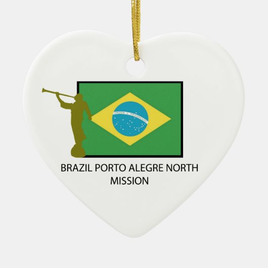 NOORDMISSIE BRAZILIË PORTO ALEGRE KERAMISCH ORNAMENT (Voorkant)