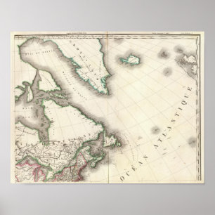 Noordoost-Amerika Poster