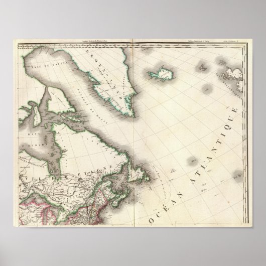 Noordoost-Amerika Poster (Voorkant)