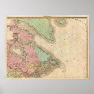 Noordoost-Amerika Poster
