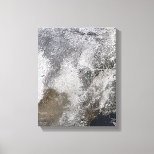 Noordoost-China Canvas Afdruk (Voorkant)