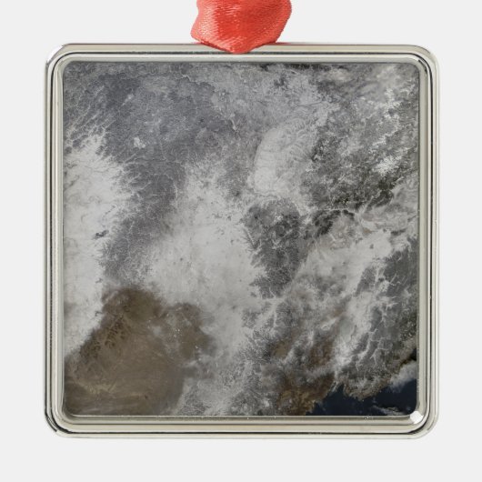 Noordoost-China Metalen Ornament (Voorkant)