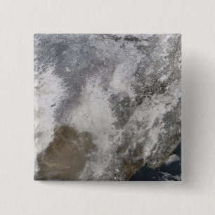 Noordoost-China Vierkante Button 5,1 Cm