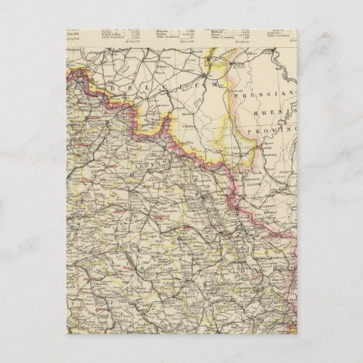 Noordoost-Frankrijk Briefkaart (Voorkant)