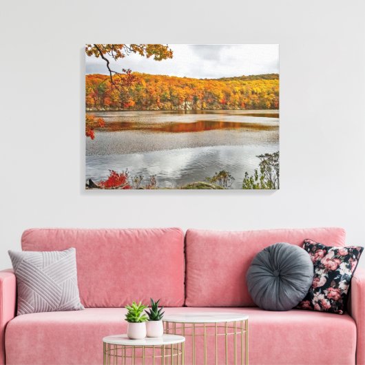 Noordoost herfstlandschap canvas afdruk (Insitu (Woonkamer))