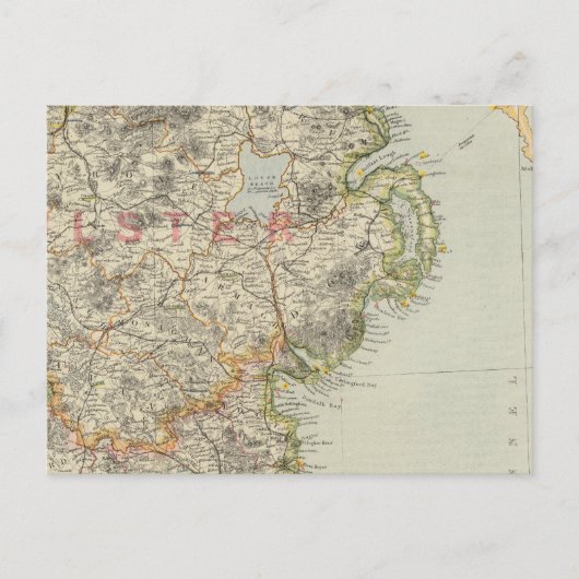 Noordoost-Ierland Briefkaart (Voorkant)