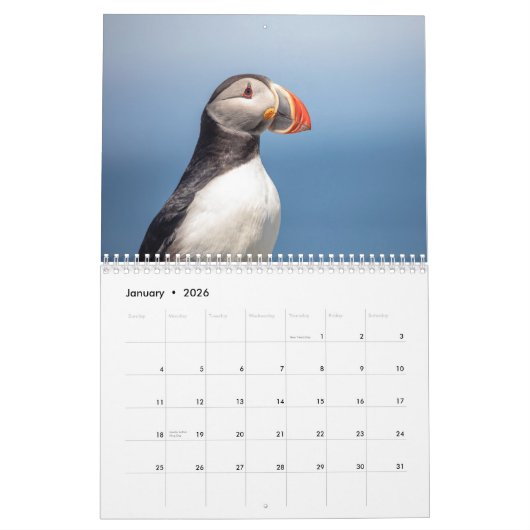 Noordoost-Maine (Machias, Cutler, Lubec) 2026 Kalender (Jan 2026)