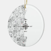 Noordoost-Oost en Westie Dog Keramisch Ornament (Links)