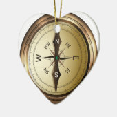 noordoost - oost - kompas keramisch ornament (Links)