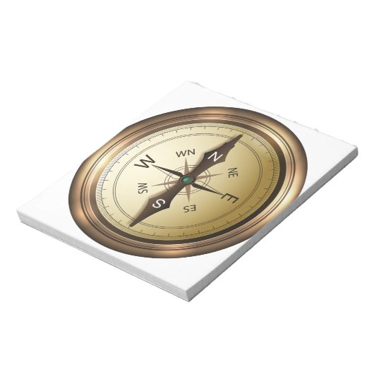noordoost - oost - kompas notitieblok (Linkerzijde)