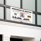 Noordoost PA-hoofdstuk - Banner 3x5 (Buitenkant Gebouw)