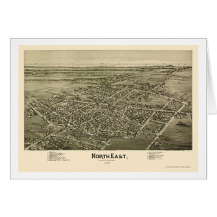 Noordoost, PA Panorama Map - 1896