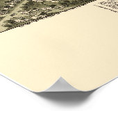 Noordoost, PA Panorama Map - 1896 Poster (Hoek)