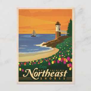 Noordoost Shores   Verenigde Staten Briefkaart