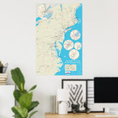 Noordoost-spoorwegkaart versie 1.0 poster (Thuiskantoor)