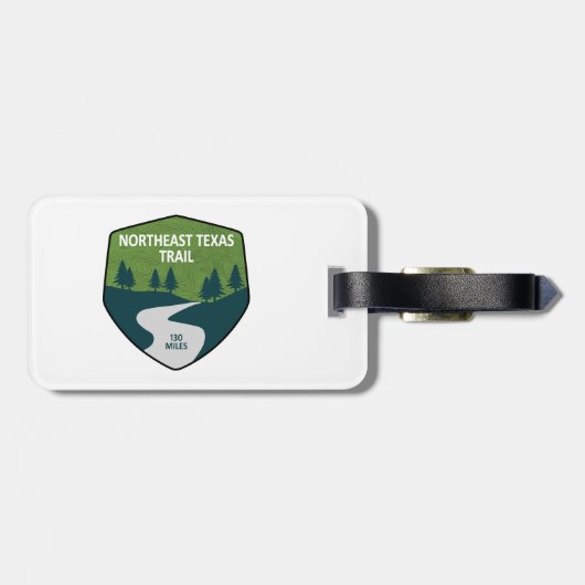 Noordoost-Texas Trail Bagagelabel (Achterkant horizontaal)