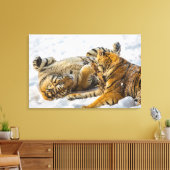 Noordoost-tijger Canvas Afdruk (Insitu (Woonkamer))