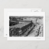 Noordoost Uitzicht van de Main St. van Baker Bldg Briefkaart (Voorkant / Achterkant)