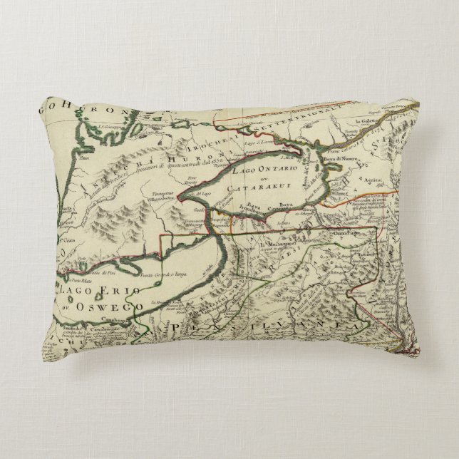 Noordoost-Verenigde Staten Decoratief Kussen (Voorkant)