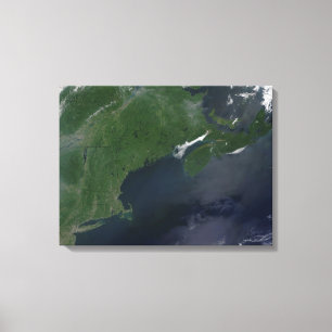 Noordoost-Verenigde Staten en Canada Canvas Afdruk