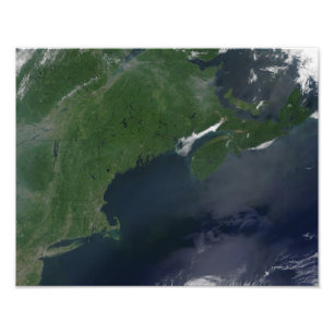 Noordoost-Verenigde Staten en Canada Foto Afdruk