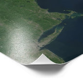 Noordoost-Verenigde Staten en Canada Foto Afdruk (Hoek)