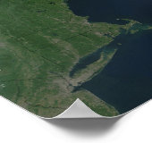 Noordoost-Verenigde Staten en Canada Poster (Hoek)