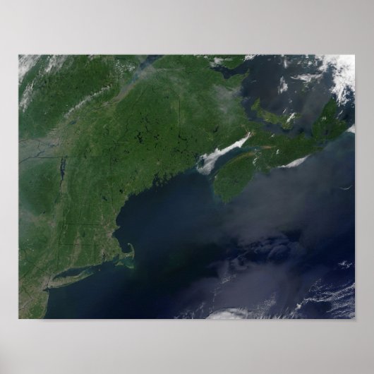 Noordoost-Verenigde Staten en Canada Poster (Voorkant)