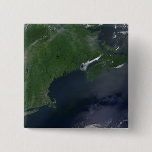 Noordoost-Verenigde Staten en Canada Vierkante Button 5,1 Cm
