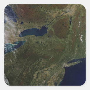 Noordoost-Verenigde Staten Vierkante Sticker