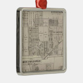 noordoostelijk deel van Indianapolis Metalen Ornament (Rechts)