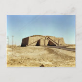 Noordoostelijke façade van de ziggurat, c.2100 BC Briefkaart (Voorkant)