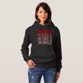Noordoostelijke Universiteit Nu Huskies Boston Hoodie (Voorkant volledig)