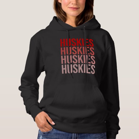 Noordoostelijke Universiteit Nu Huskies Boston Hoodie (Voorkant)