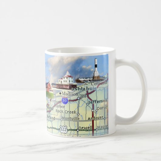noordoostkust koffiemok (Rechts)