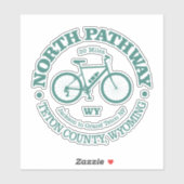 Noordpad (fietsen) sticker (Vel)