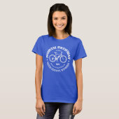 Noordpad (fietsen) t-shirt (Voorkant volledig)