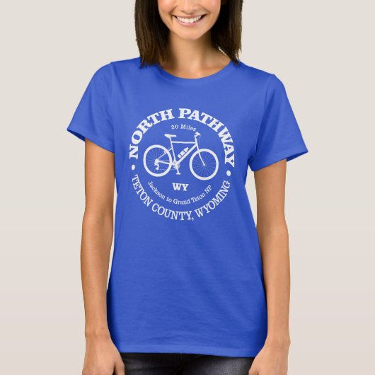 Noordpad (fietsen) t-shirt (Voorkant)