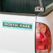 Noordparkteken Bumpersticker (Op Truck)