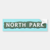 Noordparkteken Bumpersticker (Voorkant)