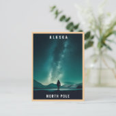 Noordpool, Alaska Briefkaart (Staand voorkant)