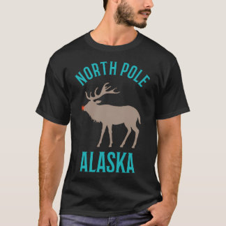 Noordpool Alaska Kerstmis T-shirt