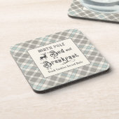 Noordpool Bed en ontbijt Kerstmis Bier Onderzetter (Linkerzijde)