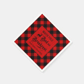 Noordpool Bed en ontbijt Kerstmis Servet (Hoek)