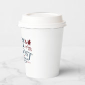 Noordpool Bed ontbijtkerstmis Papieren Bekers (Links)