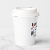 Noordpool Bed ontbijtkerstmis Papieren Bekers (Rechts)