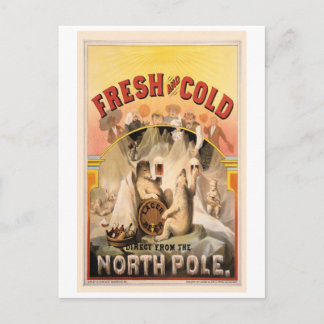 Noordpool BEER Ice COLD reclame Briefkaart