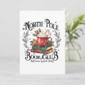 Noordpool Boek Club Heet Chocolade Kerstmis Aankondiging (Staand voorkant)