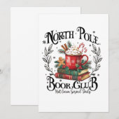 Noordpool Boek Club Heet Chocolade Kerstmis Aankondiging (Voorkant / Achterkant)